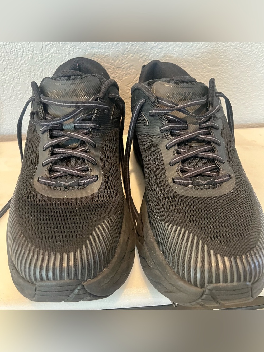 Men's Hoka One One Bondi 7 Wide Athletic Sneakers.